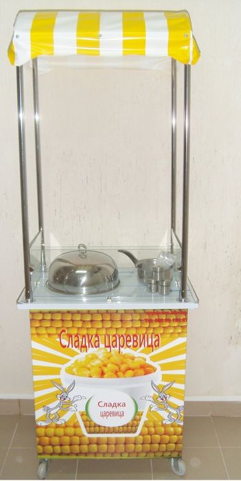 Количка за царевица на пара НАЙ-НИСКИ ЦЕНИ