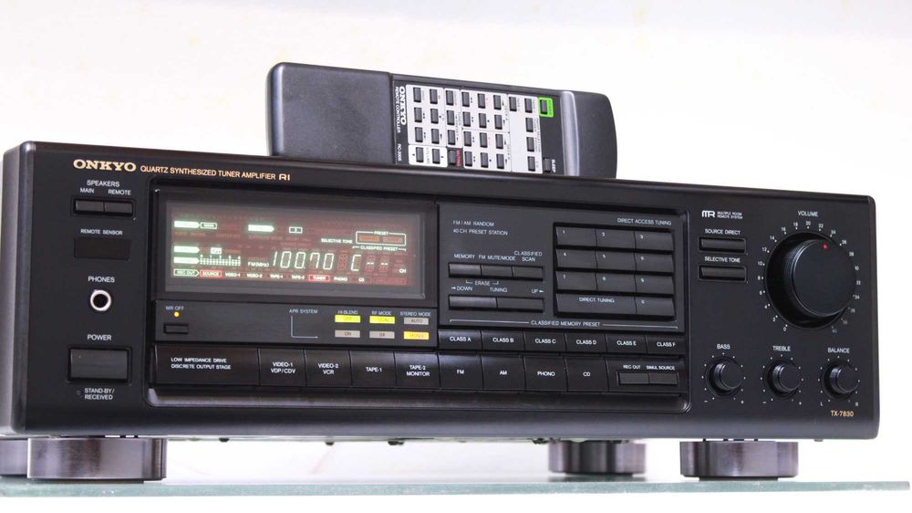 Statie/Tuner Onkyo,2x90W,telecomanda(Japonia).