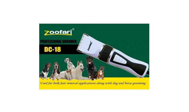 Masina de tuns Animale cu Lama Ceramica Zoofari Dc 18