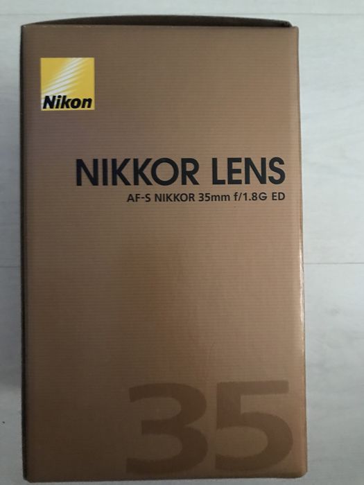 Obiectiv Nikon 35mm 1.8 full frame sigilat