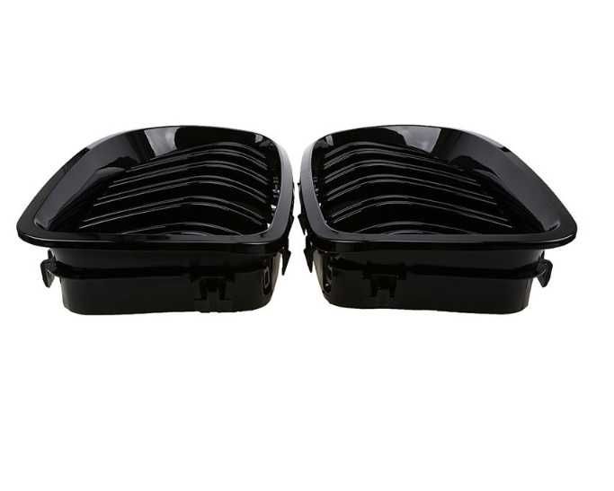 Бъбреци Решетки За БМВ / BMW F10 F11 Черен Гланц Лак М5 Тип След 2010