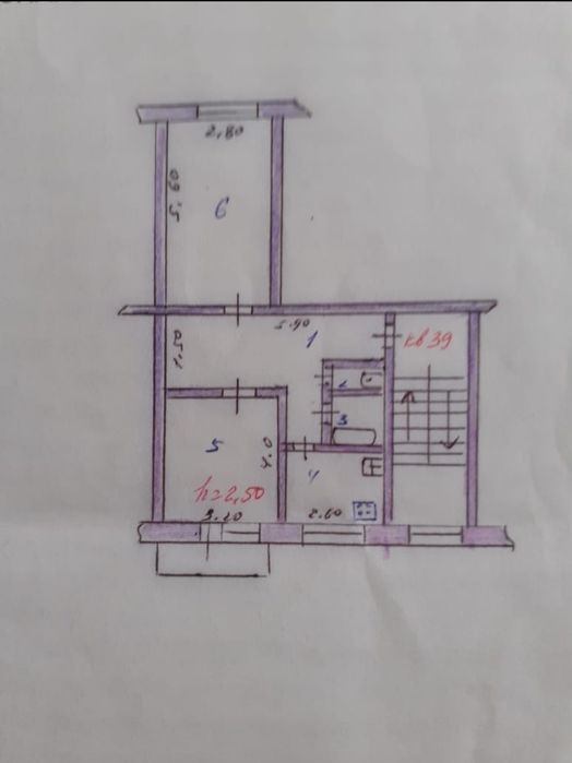 Продам 2-х комнатную квартиру.