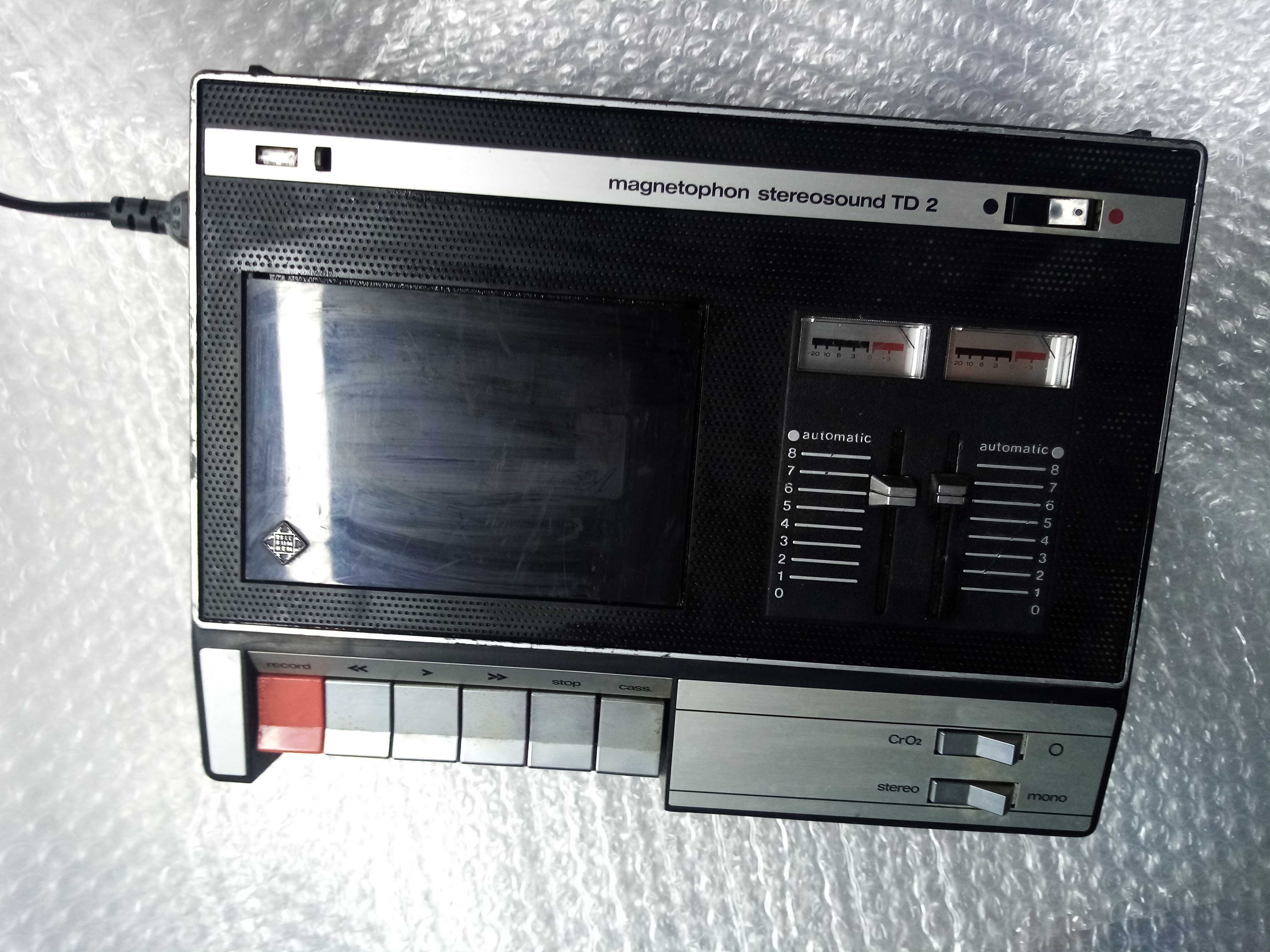 касетофон   стерео  telefunken TD2  1972г