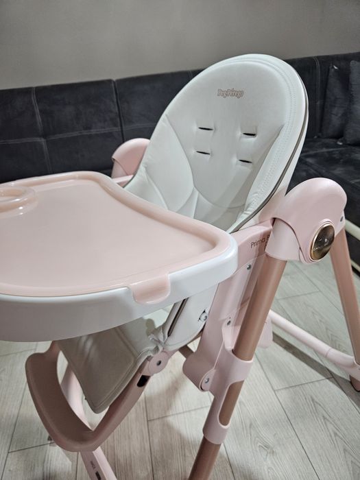 Peg Perego Prima Pappa Follow Me - Розово и бяло