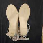 Sandale wedges MANEBI piele intoarsa