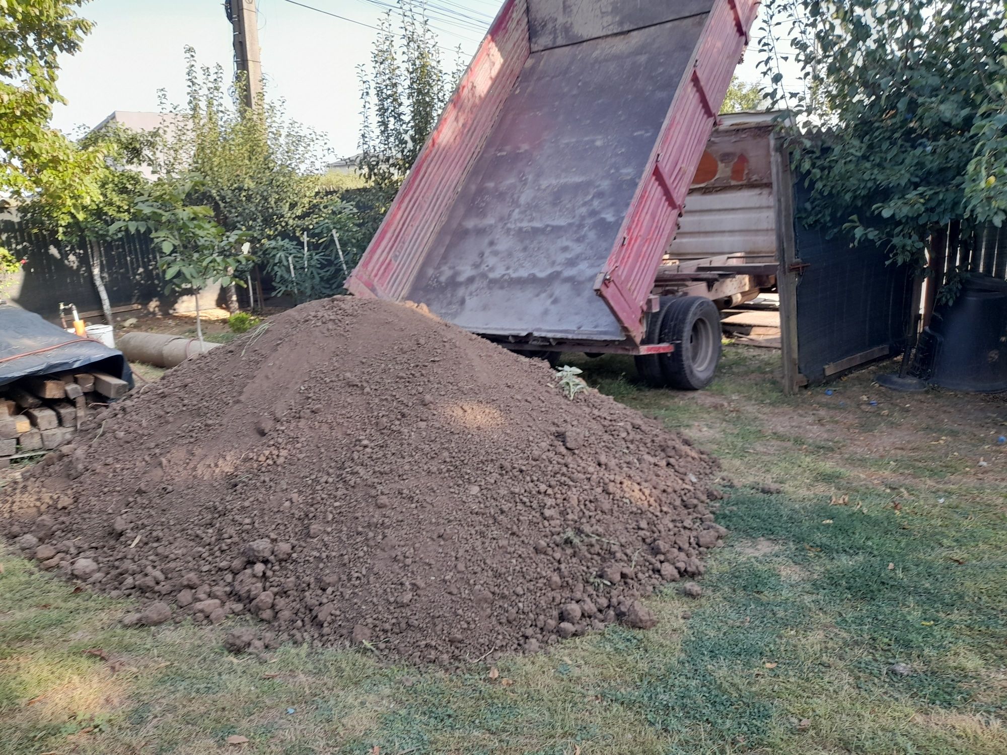 Pământ negru .compost gazon