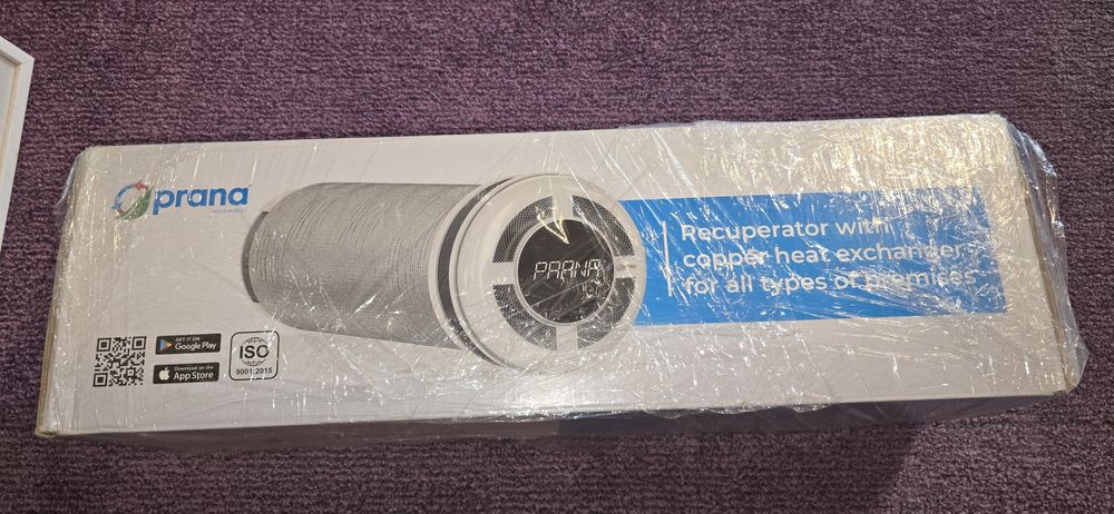 Sistem de ventilare Prana 150 Standard cu recuperare de căldură