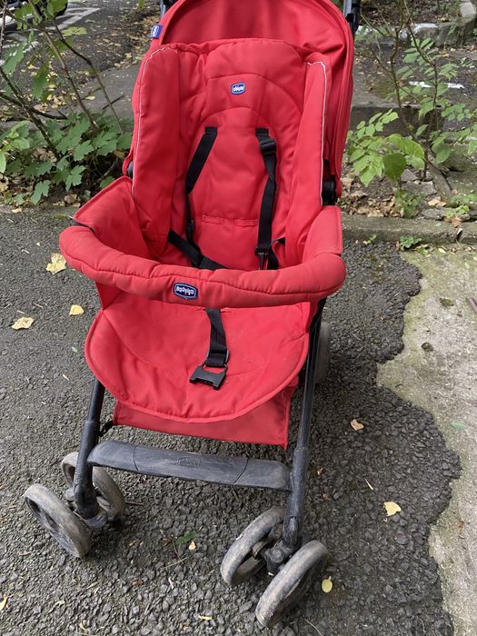 Carucior 3 in 1 Chicco Trio Sprint, Rosu