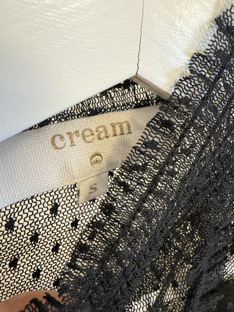 Cream плажен топ S