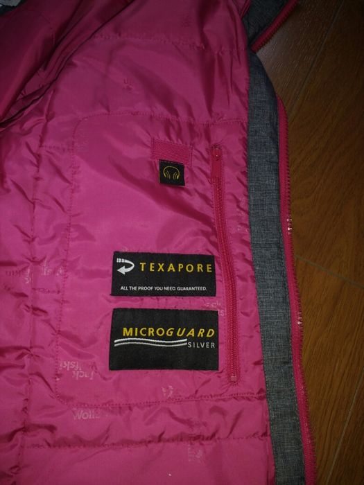 Geaca impermeabila damă Jack Wolfskin Texapore MicroguardSilver mar. M