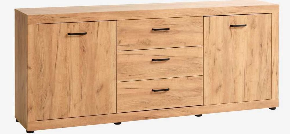 Bufet LINTRUP 2 uși 3 sertare stejar