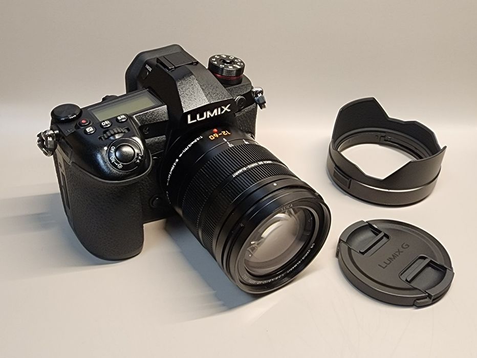 Panasonic G9 + 2 obiective (Leica 12-60mm, 7artisans 50mm) + adaptoare