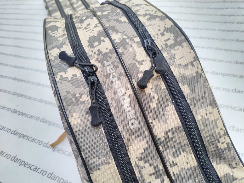 Geanta HUSA ROBINHAN rigida PT lansete cu mulinete 2 compartime 135cm