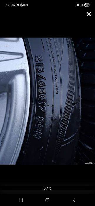 Jante ProLine+ cauciucuri iarnă pt Vw Tiguan,Audi Q3,Seat, Mercedes