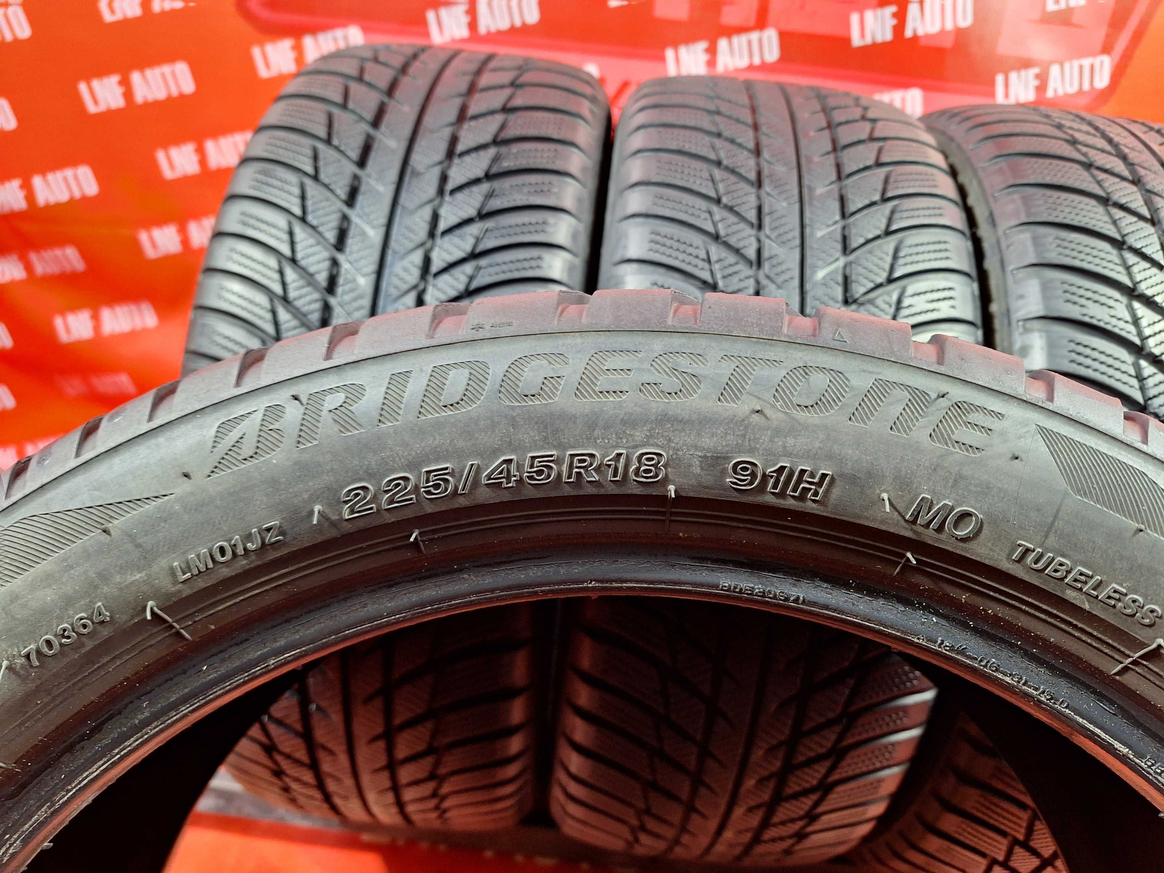 Anvelope de IARNA - 225/45/18 - BRIDGESTONE - 6.68 MM - DOT 2018 !