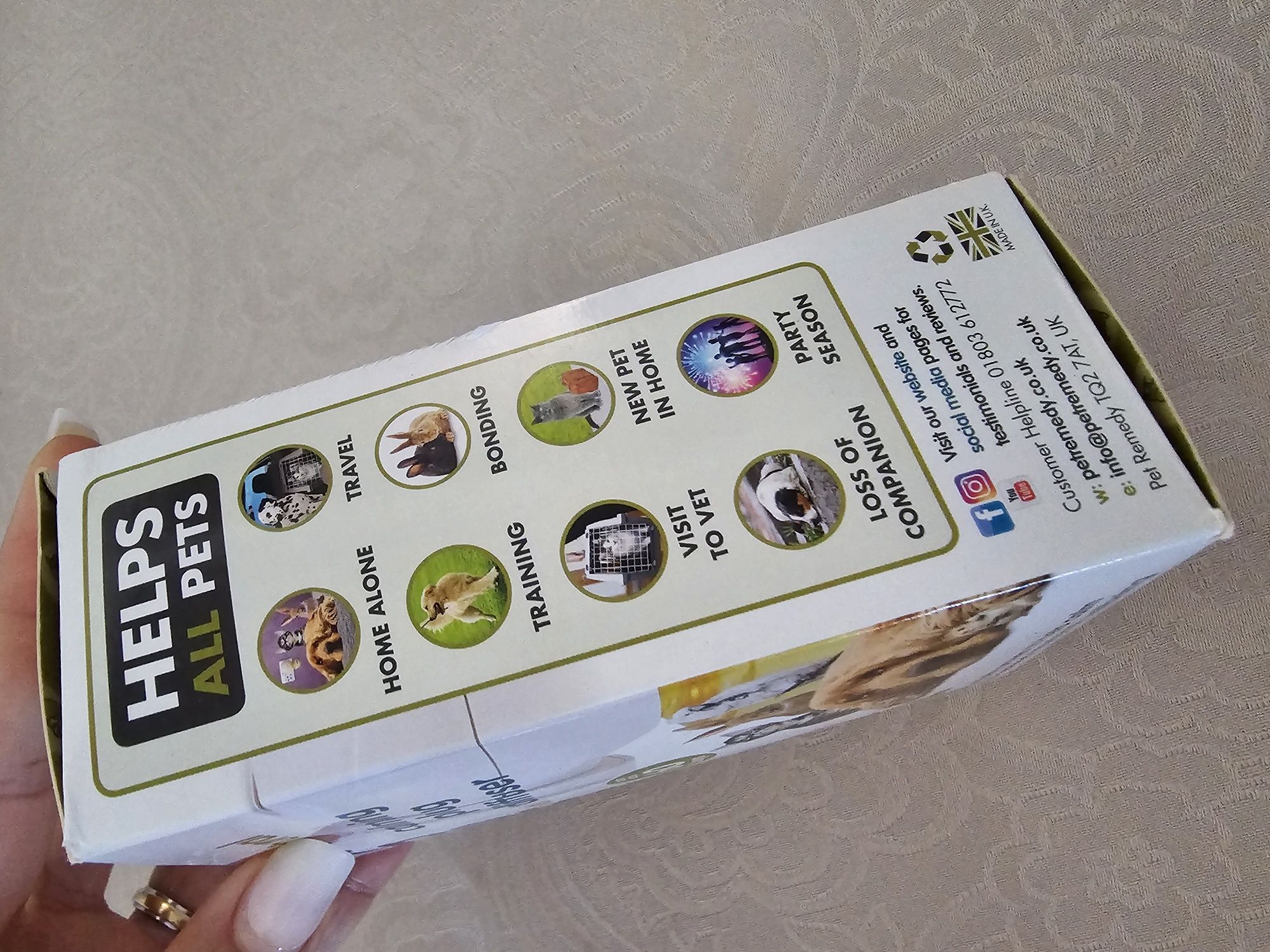 Difuzor de priza pentru spray de calmare (ptr animale)