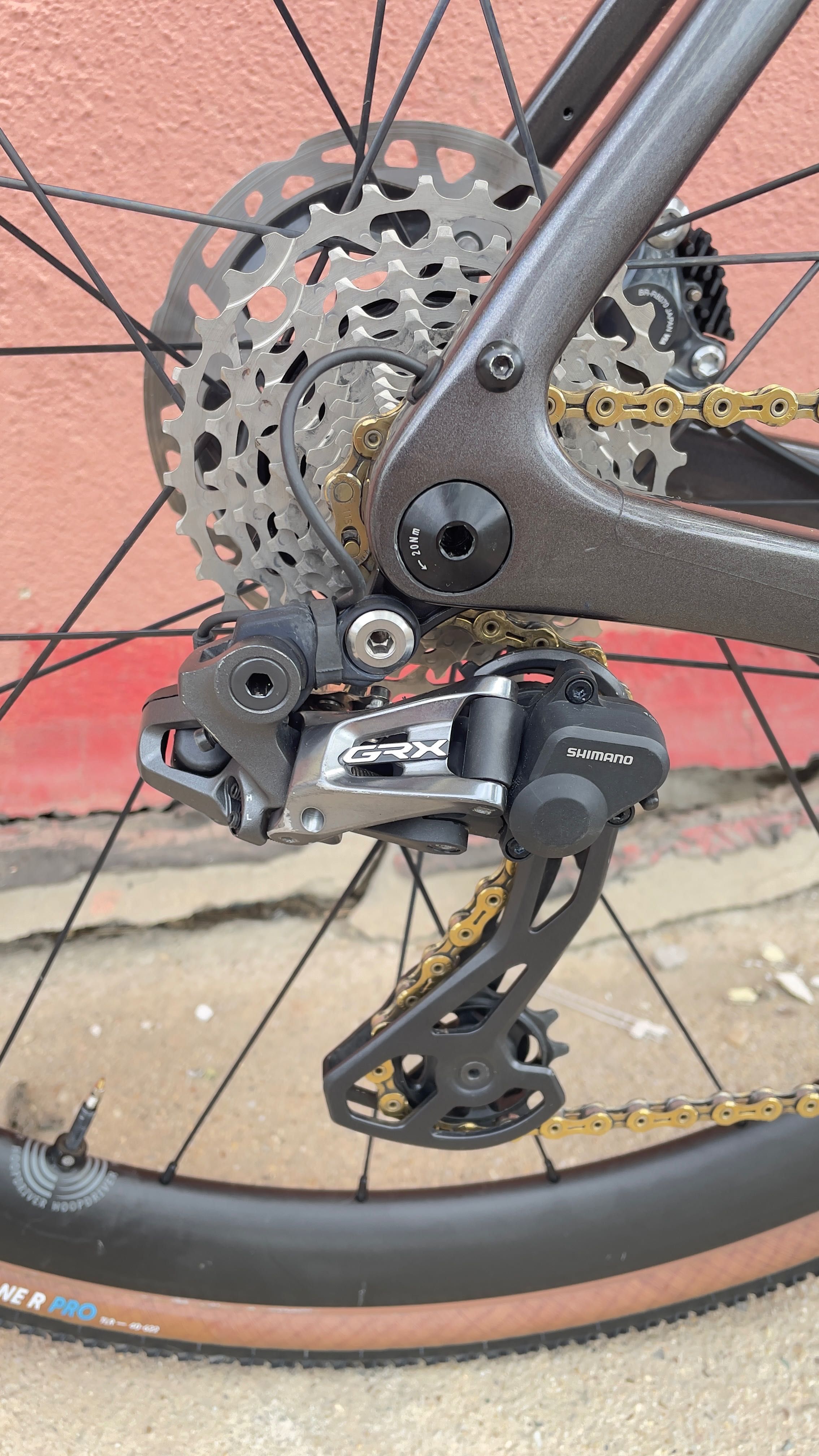 Gravel cyclocross Pearson on and on grx di2