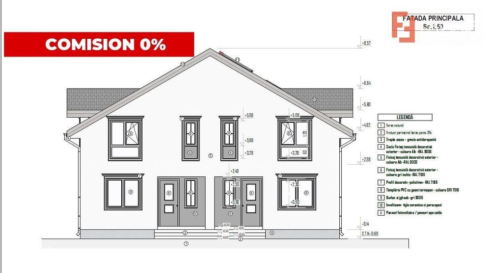 COMISION 0% Duplex 4 camere, Sacalaz - Panouri fotovoltaice