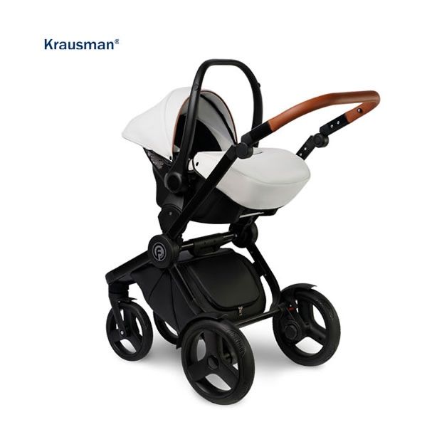 Carucior Krausman 3 in 1 Topaz Lux White