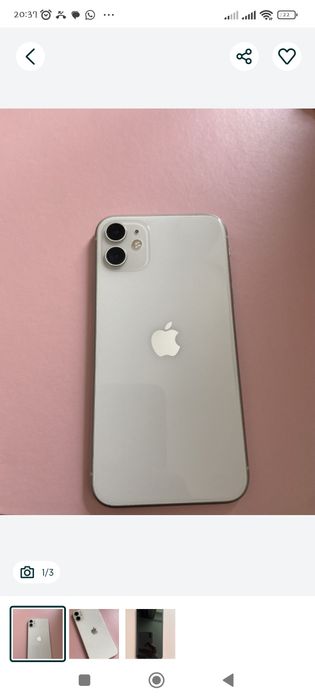 Продам Айфон 11 128гб АКБ 78