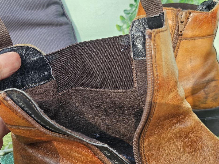 Bugatti ботуши от кожа N41