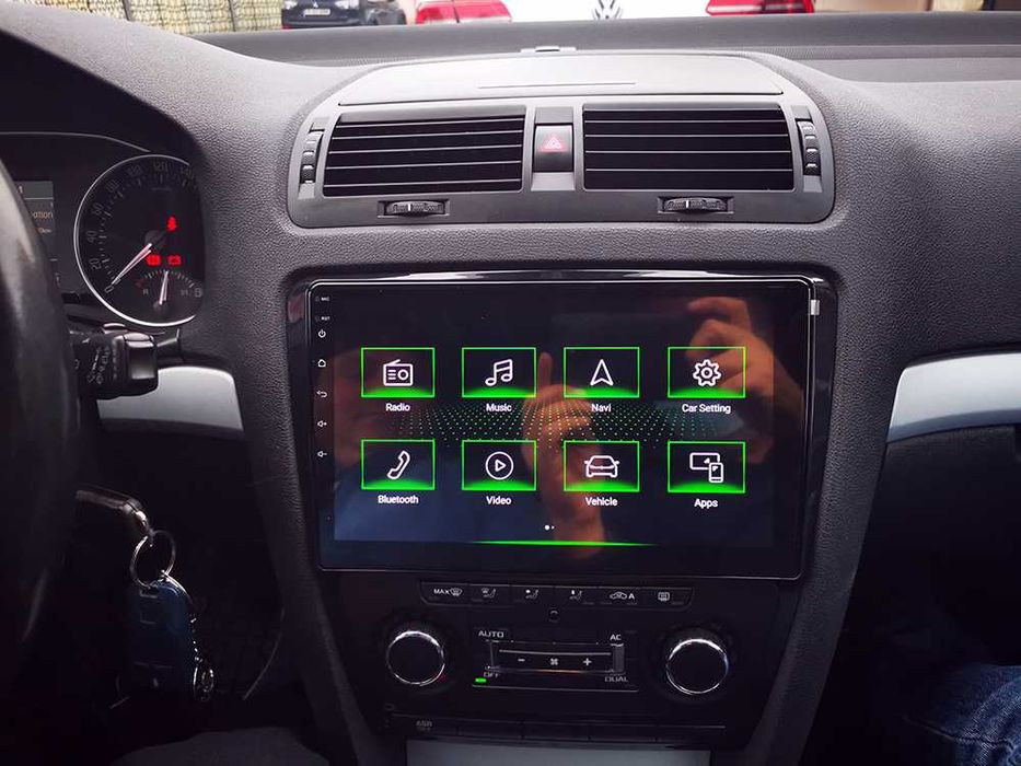 Navigatie Skoda Octavia 2 Octacore 4GB+32,10.1" QLED,SIM ,DSP,Android