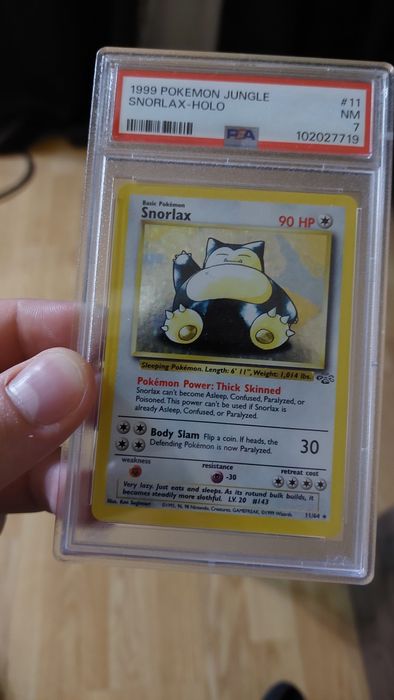 Pokemon snorlax psa 10 si ccg