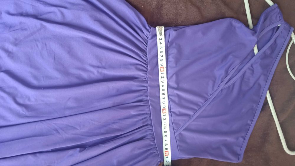 Лилава рокля размер М