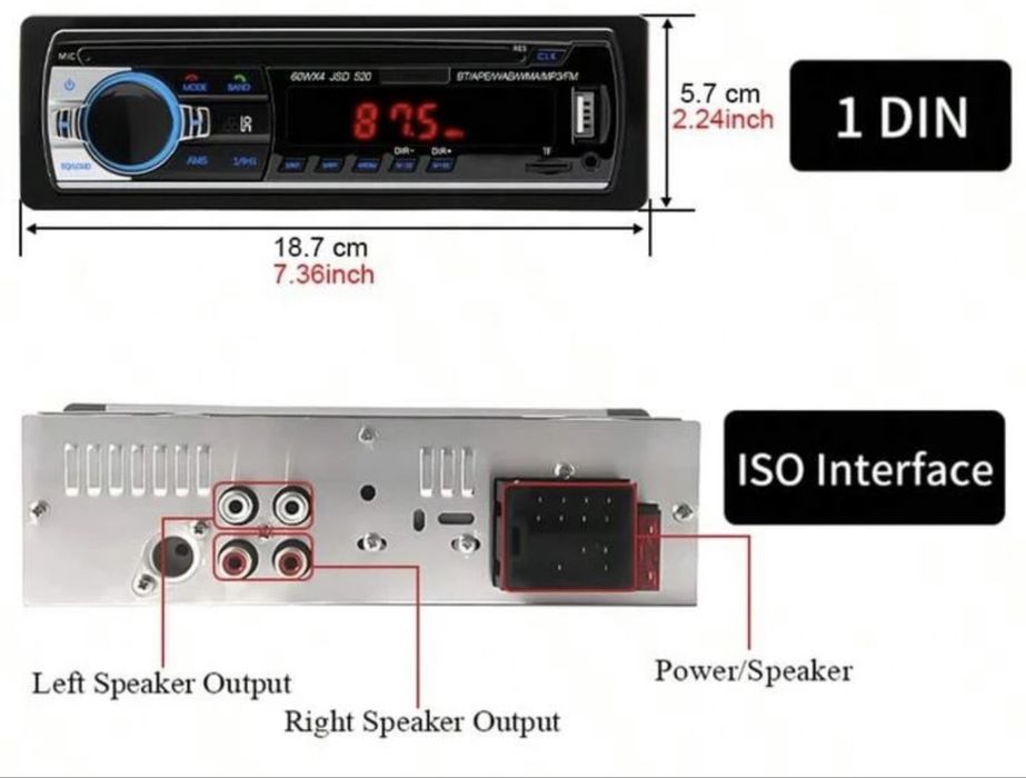 Casetofon auto Multifunctional