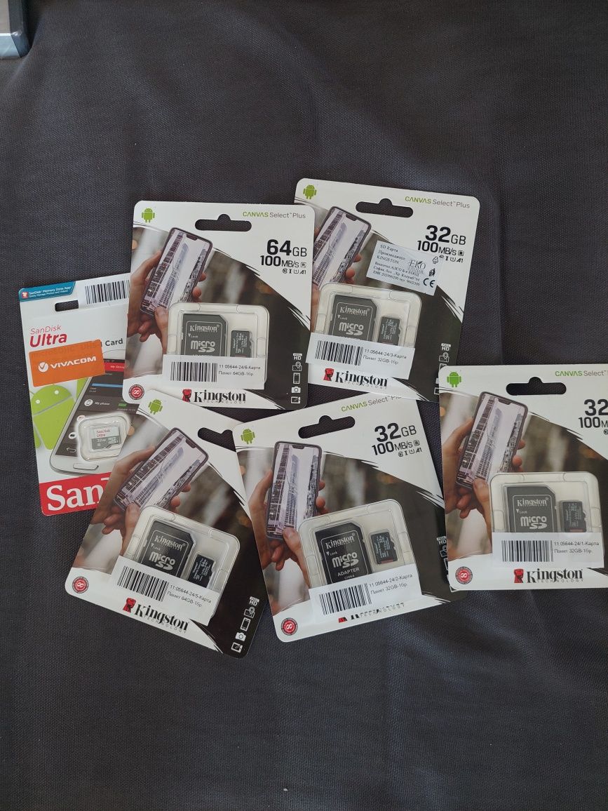 Карта Памет Kingston 32GB/64GB Нови