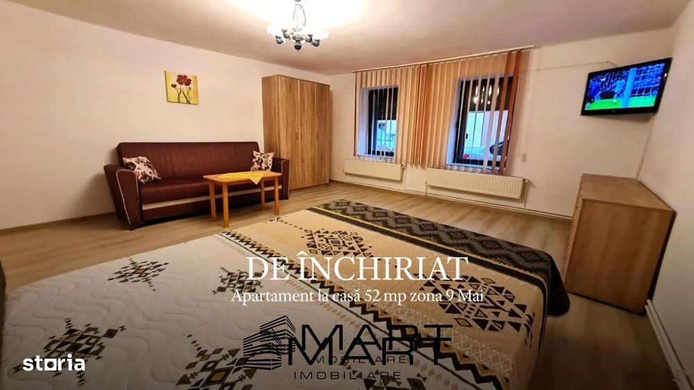 Apartament la casa 52 mp zona 9 Mai