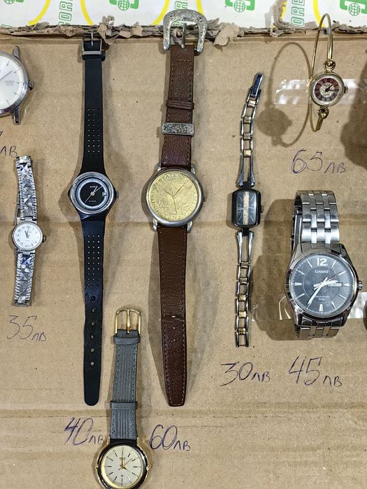 Часовници Casio, Seiko, Raketa, Diesel, Chaika и др