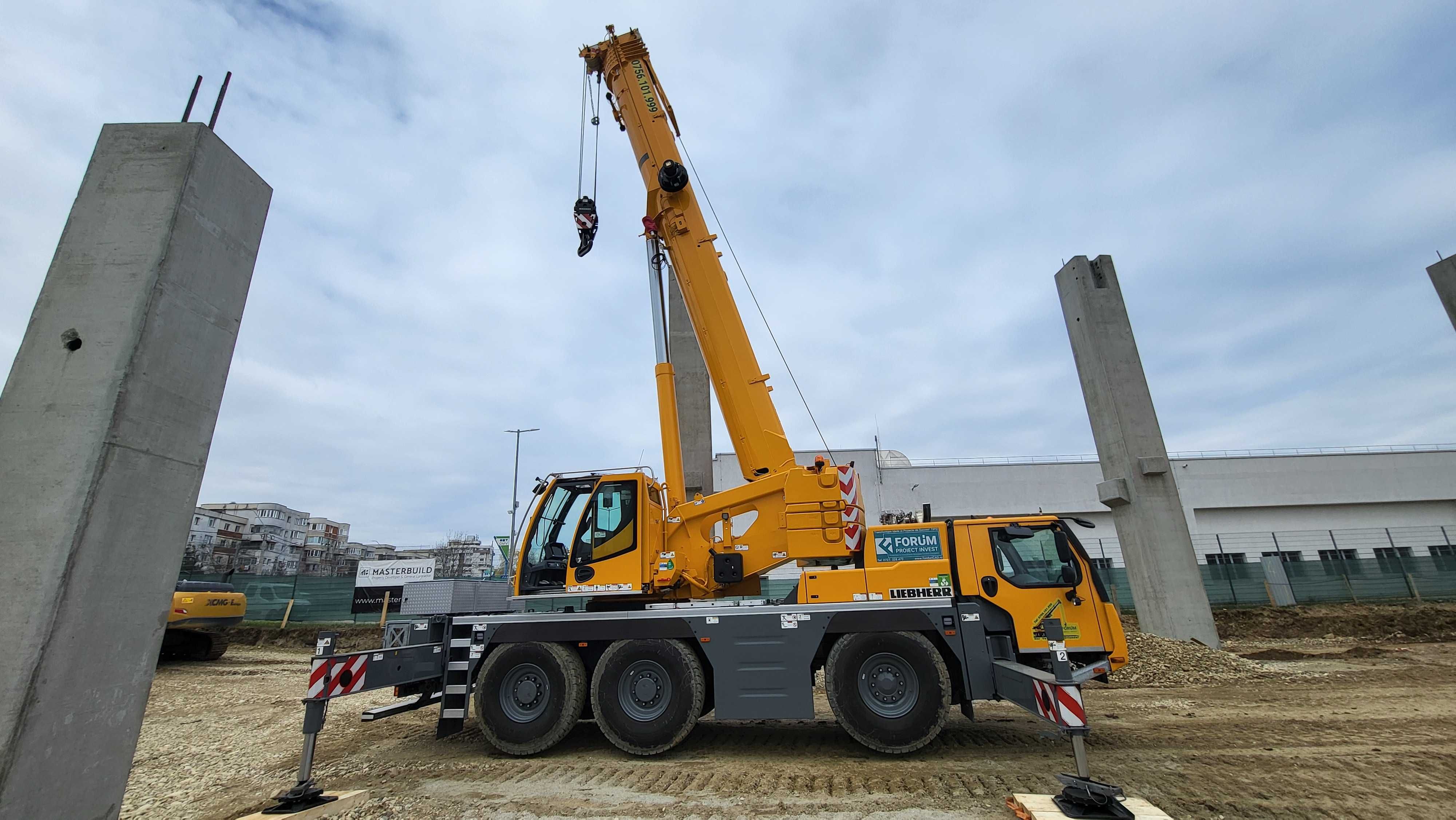 Inchiriez AutoMacara LIEBHERR 60t 48m - An Fabricatie 2023