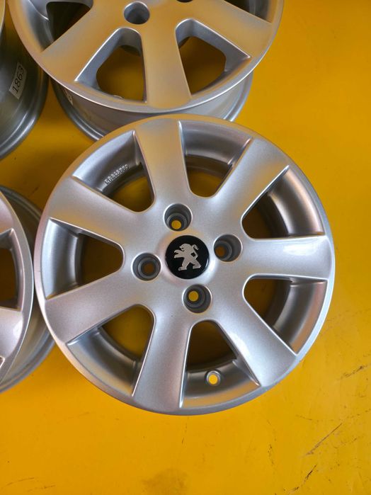 4 Jante Aliaj 4x108 14'' 6J ET 24 - OEM PEUGEOT 208 108 NOI