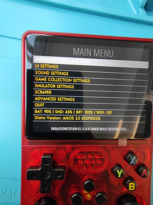 Consola portabila R36S Rosu 64gb plina cu jocuri retro