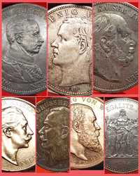 Monede vechi germane Kaiserreich Mark argint 90%