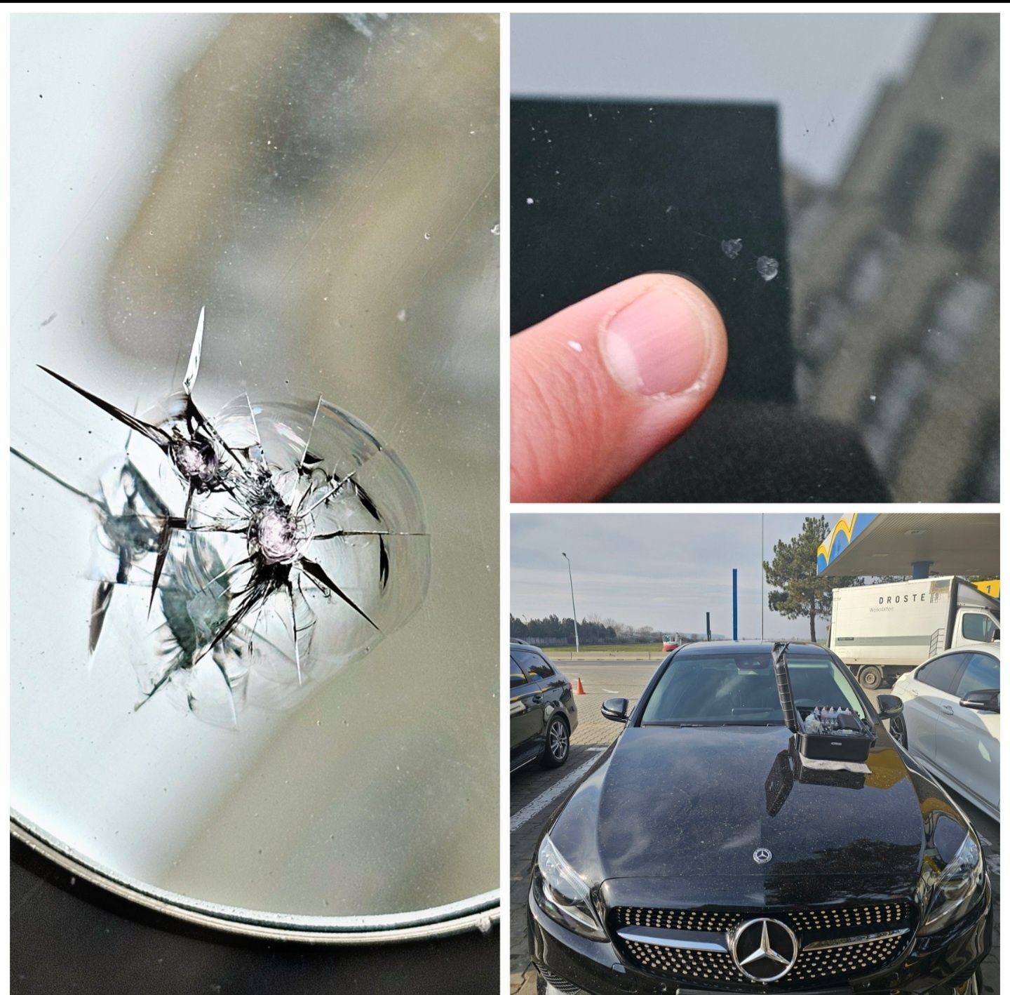 Reparatii parbrize ciobituri crăpături fisuri București deplasare