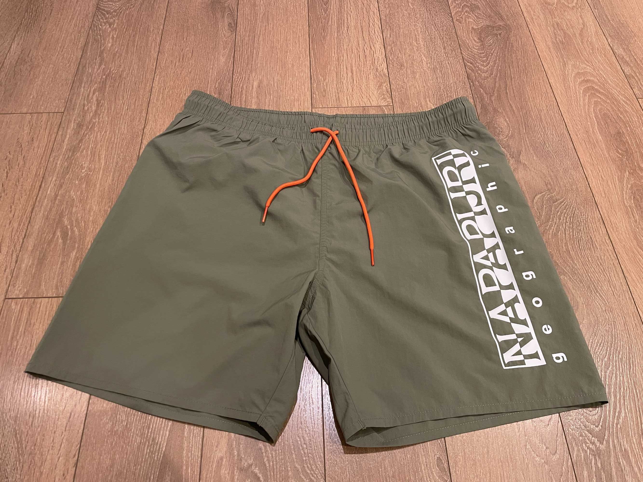 Оригинален Napapijri V-Box, бански, Military Green, размер: XL