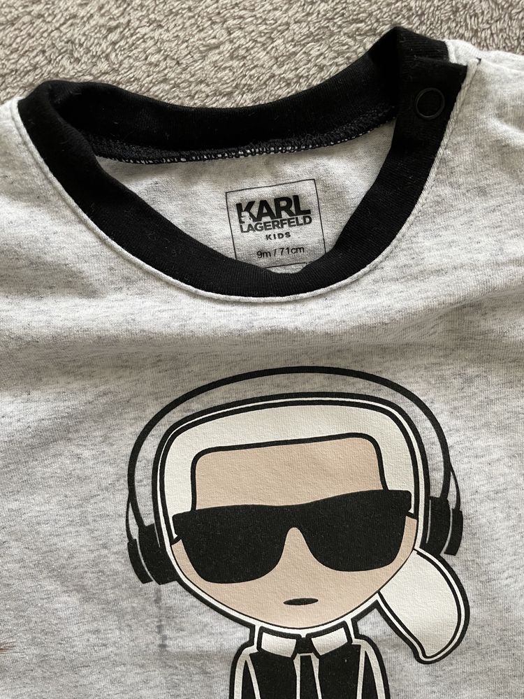 Tricou copii, unisex, Karl Lagerfeld, size 71 cm (nou)