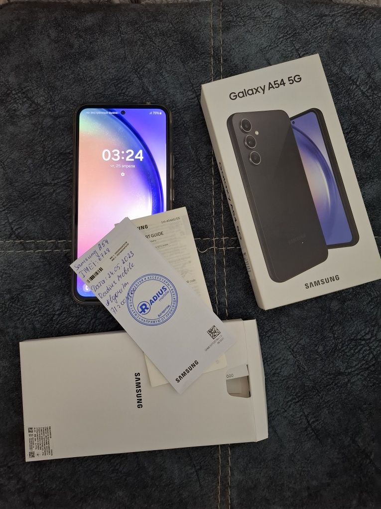 Samsung galaxy a54 5g 8/256 qora