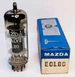 Lampa / tub electronic ECL80 NOS (Mazda, Philips) - ECL 80 Nou