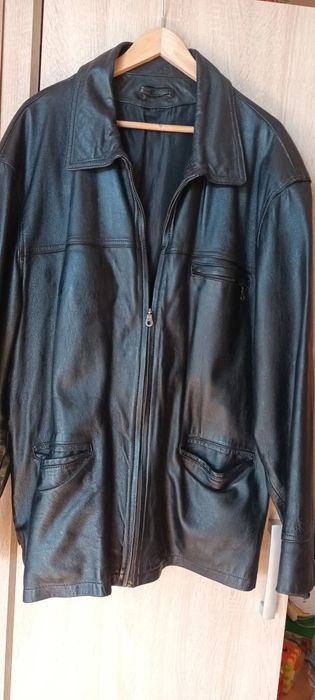 Geaca de piele barbatesca facuta la comanda xxl