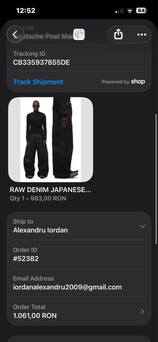 Blugi Baggy nofaithstudios Raw denim