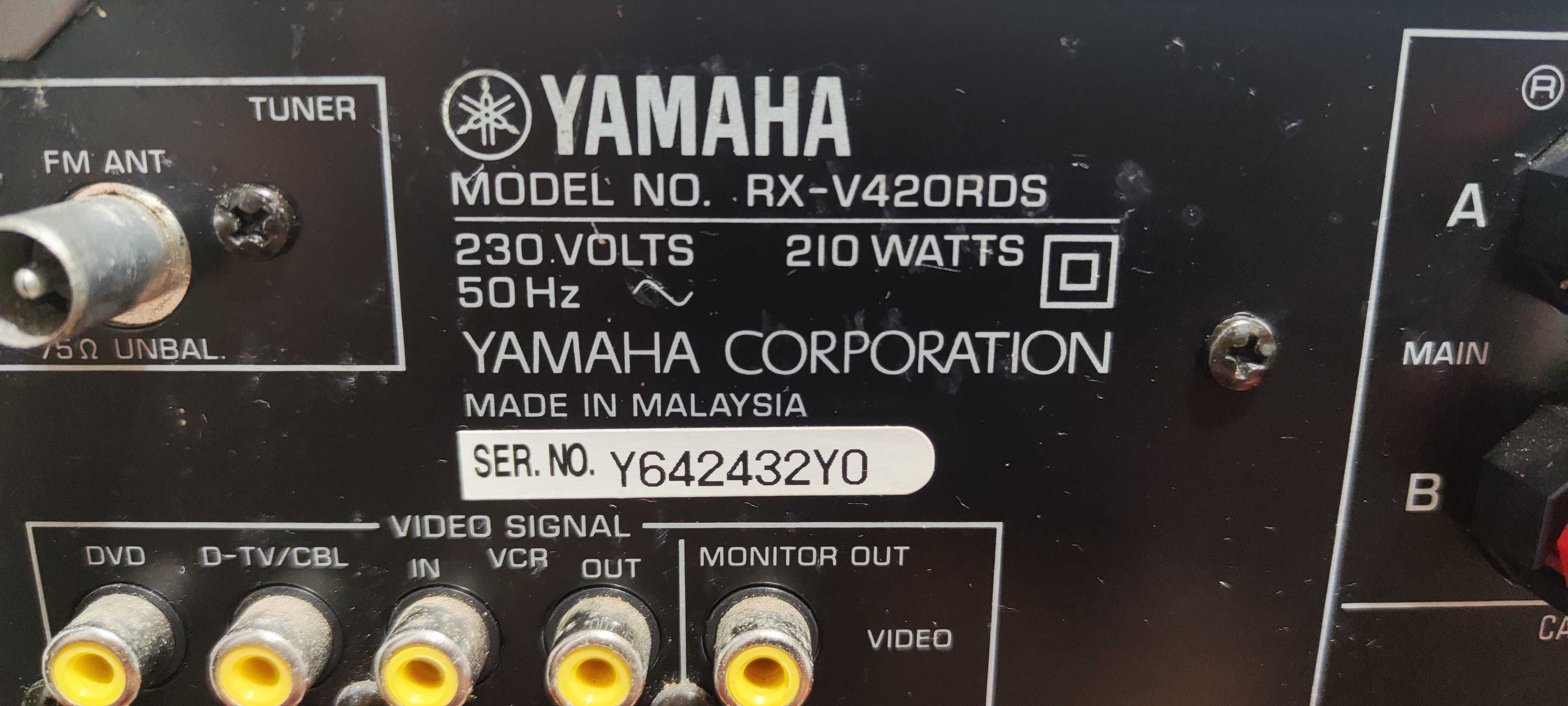 Amplificator Audio Yamaha RX-V 420 RDS Statie Audio Amplituner Audio