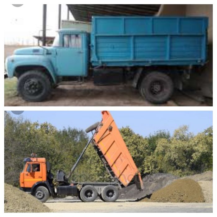 чернозем гравий отсев грунт песок глина шлак навоз щебень