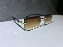 Ochelari unisex cu lentile maronii