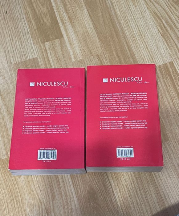 Niculescu dicționar francez și german român