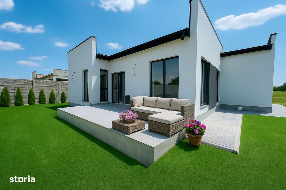 Imobiliare Domnesti Casa Parter curte amenajata 4 camere - str Salciei