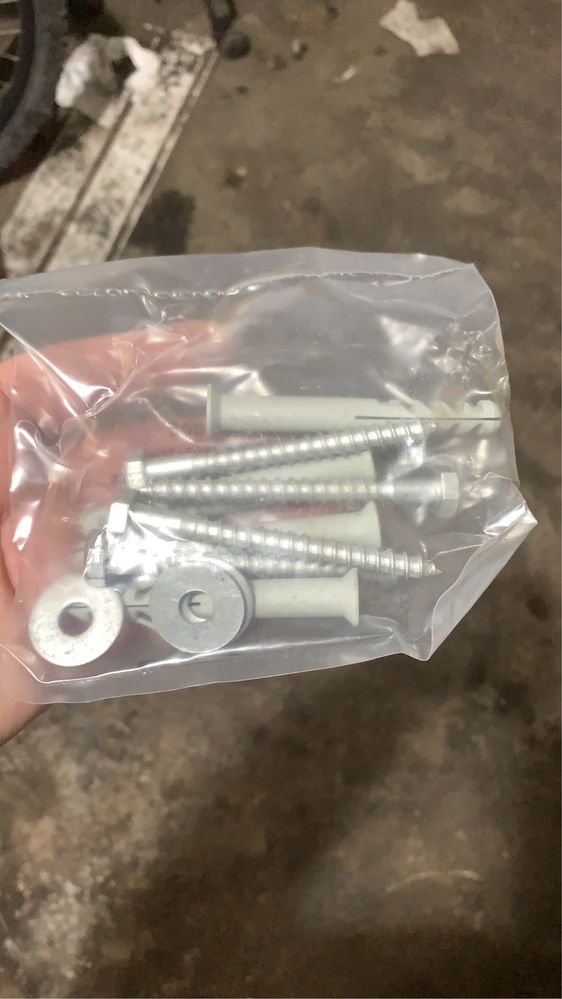 Vand Surub 8x80,+diblu M10+Saiba,Set 4 bucati
