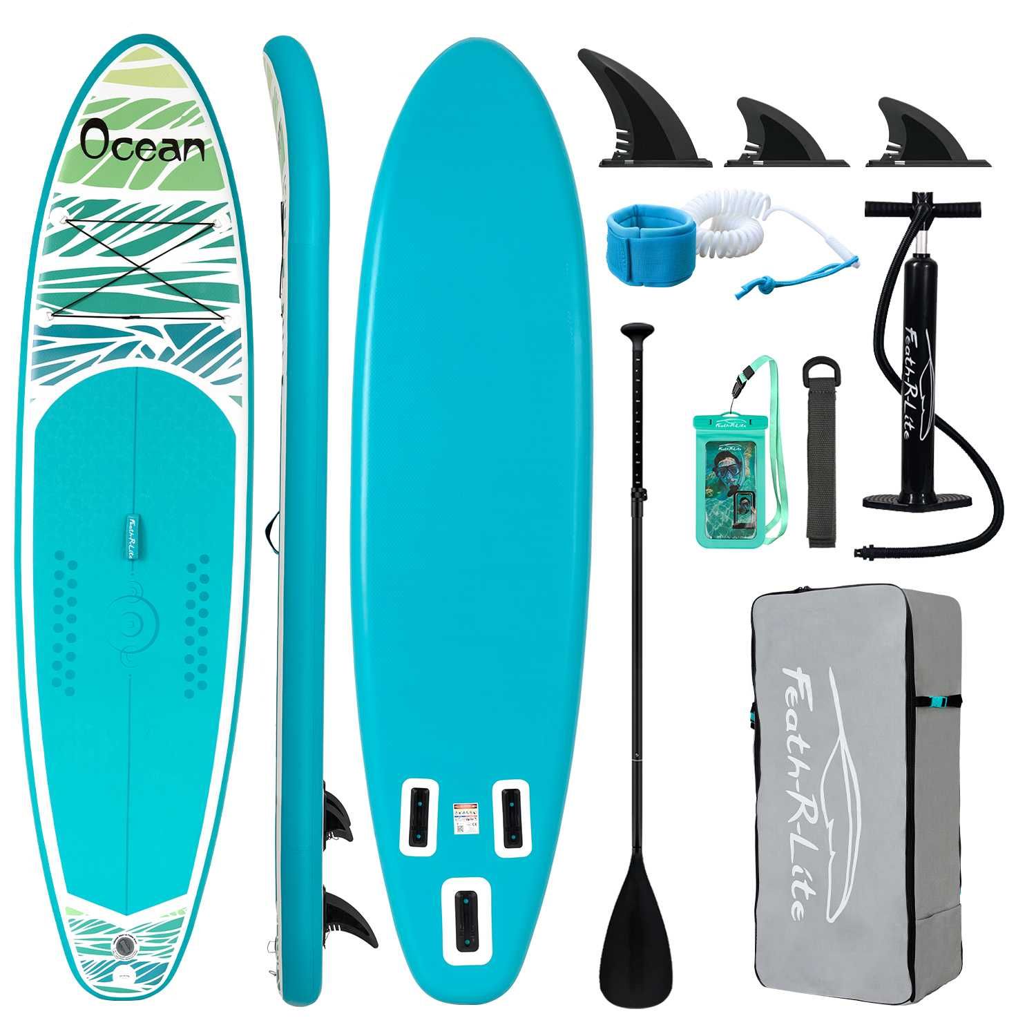 Надуваем падълборд Funwater Ocean Paddle Board SUP 335cm НОВИ